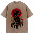 Traditional Bold Umbreon Wash Vintage Tee | Pokemon Anime