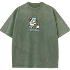 Cute Parent & Kid Blastoise Vintage Washed T-Shirt