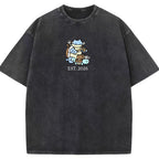 Cute Parent & Kid Blastoise Vintage Washed T-Shirt