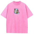 Cute Parent & Kid Blastoise Vintage Washed T-Shirt