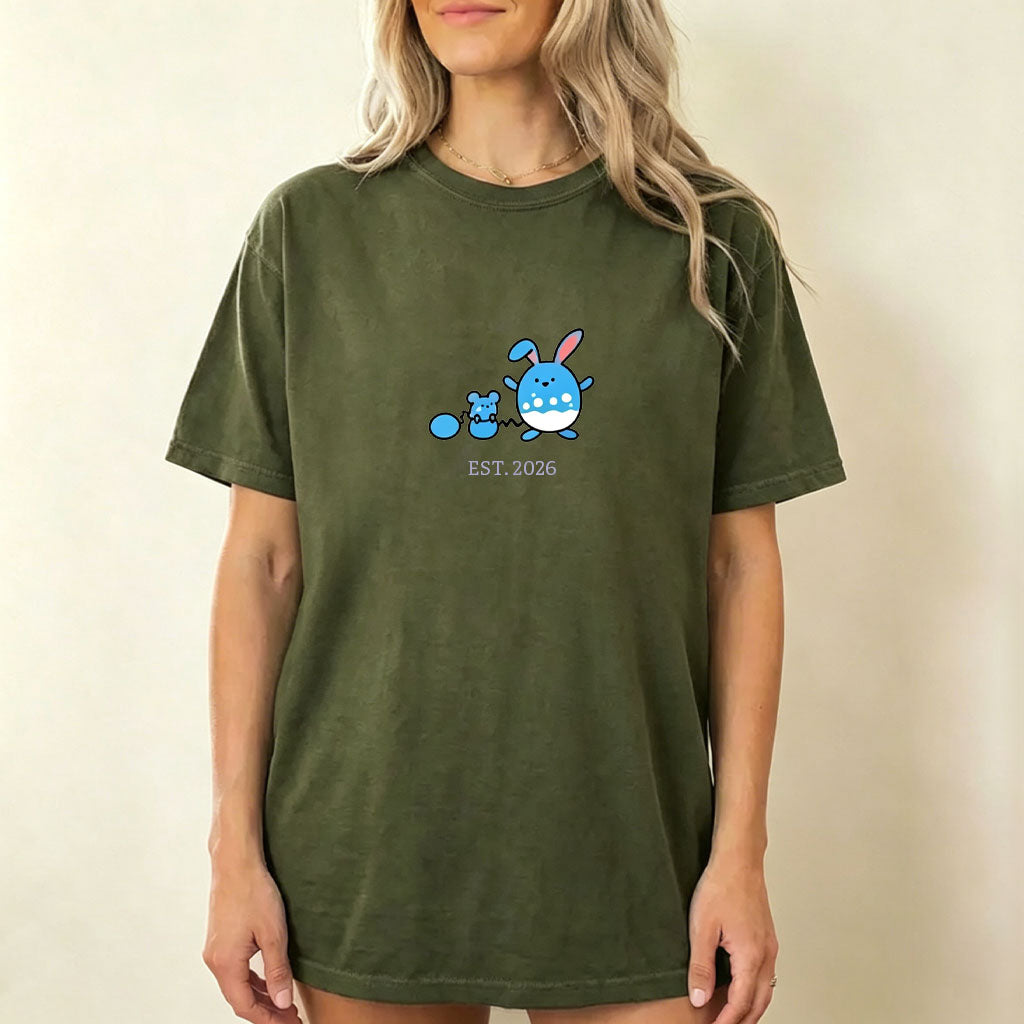 Cute Parent & Kid Azumarill Vintage Washed T-Shirt Secondary image