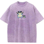 Cute Parent & Kid Blastoise Vintage Washed T-Shirt