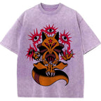 Bold Traditional Tattoo Kadabra Wash Vintage Tee | Pokemon Anime