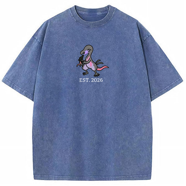 Cute Parent & Kid Salandit Vintage Washed T-Shirt