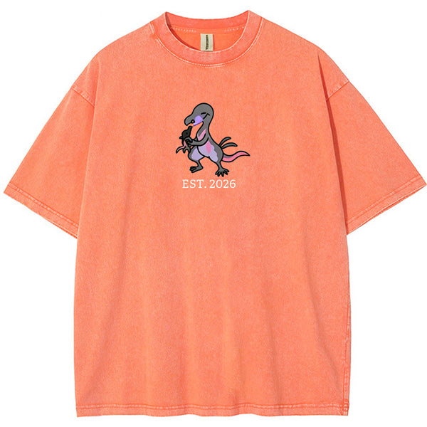Cute Parent & Kid Salandit Vintage Washed T-Shirt