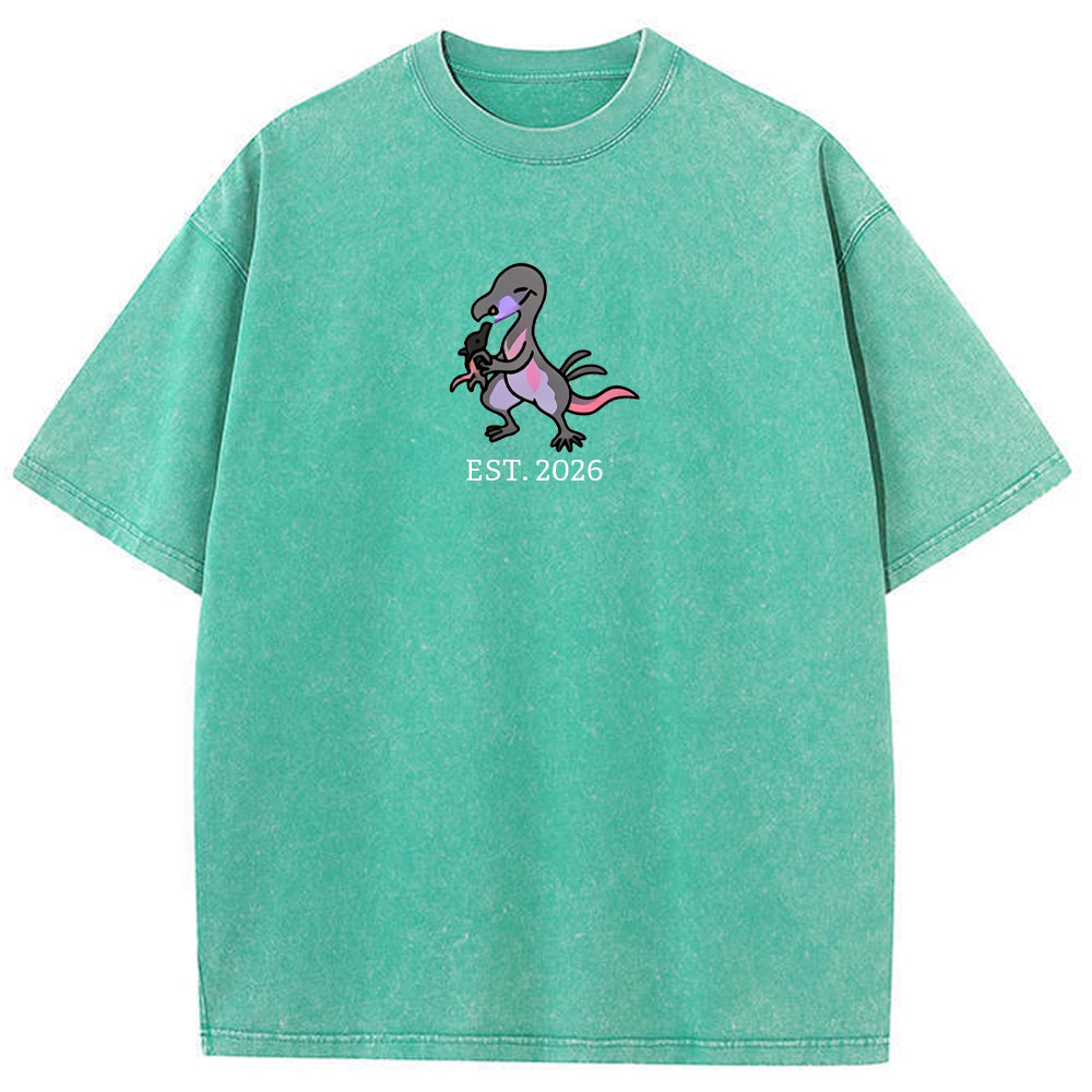 Cute Parent & Kid Salandit Vintage Washed T-Shirt
