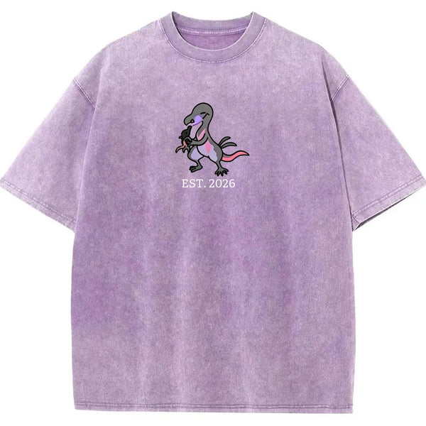 Cute Parent & Kid Salandit Vintage Washed T-Shirt