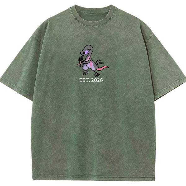 Cute Parent & Kid Salandit Vintage Washed T-Shirt
