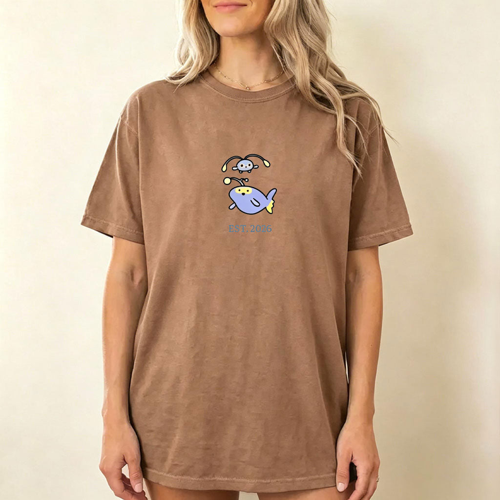 Cute Parent & Kid Lanturn Vintage Washed T-Shirt