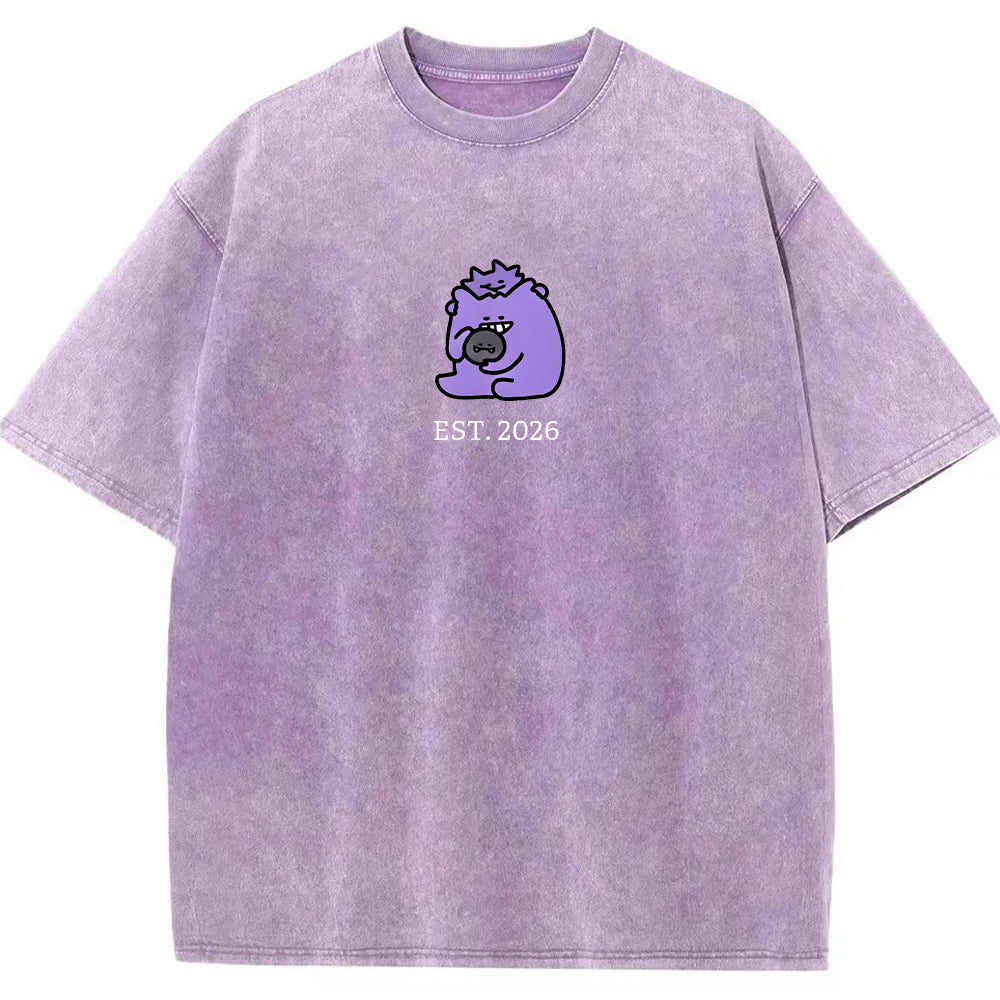 Cute Parent & Kid Koffing Vintage Washed T-Shirt