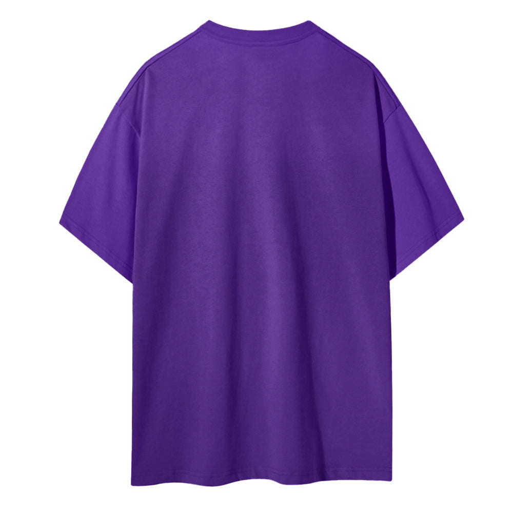 Meditation Skull Women Round Neck Casual Short Sleeve T-Shirt