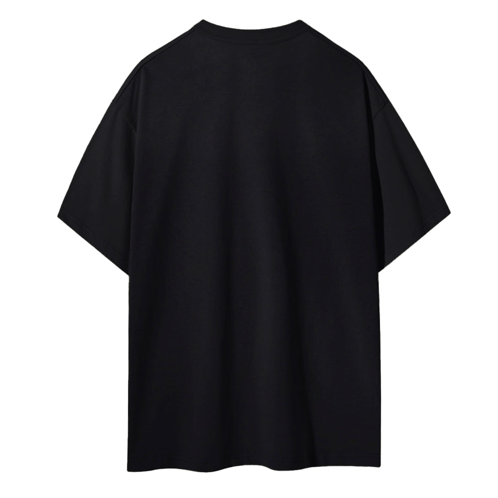 Meditation Skull Women Round Neck Casual Short Sleeve T-Shirt