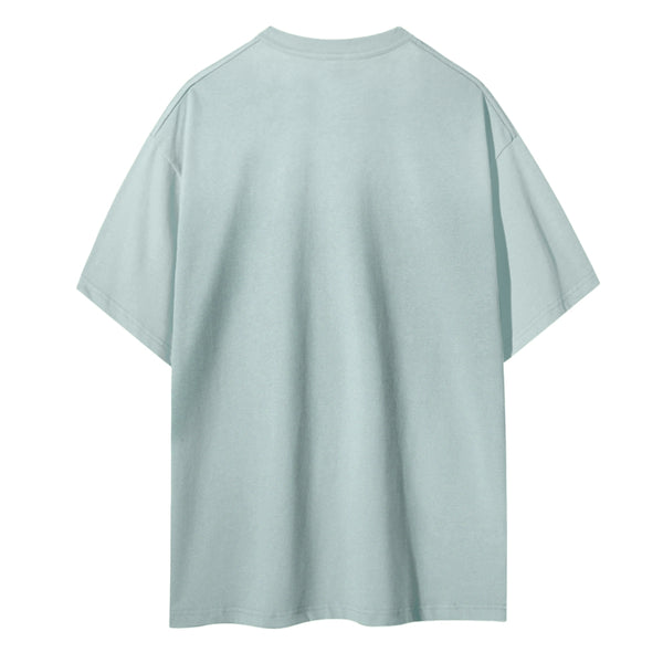Meditation Skull Women Round Neck Casual Short Sleeve T-Shirt