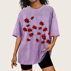 Ladybugs Unisex Vintage Washed Tee