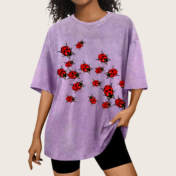 Ladybugs Unisex Vintage Washed Tee