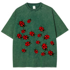 Ladybugs Unisex Vintage Washed Tee