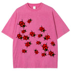Ladybugs Unisex Vintage Washed Tee