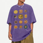 Sun Character Unisex Vintage Washed Tee