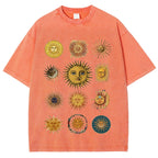Sun Character Unisex Vintage Washed Tee