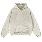 Sun And Moon Casual Washed Hoodie