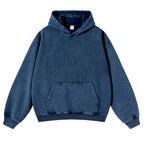 Sun And Moon Casual Washed Hoodie