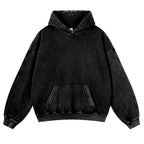 Sun And Moon Casual Washed Hoodie