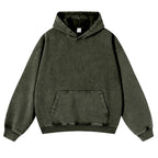 Sun And Moon Casual Washed Hoodie