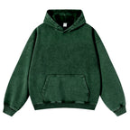 Sun And Moon Casual Washed Hoodie