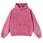 Sun And Moon Casual Washed Hoodie