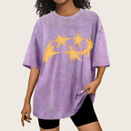 Circle Of Stars Unisex Vintage Washed Tee
