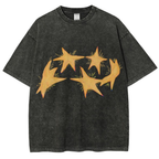 Circle Of Stars Unisex Vintage Washed Tee