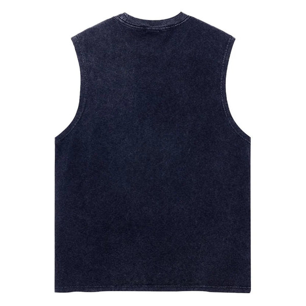 Daisy Unisex Washed Tank Top