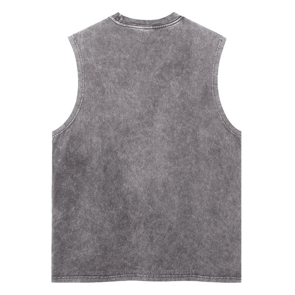 Daisy Unisex Washed Tank Top
