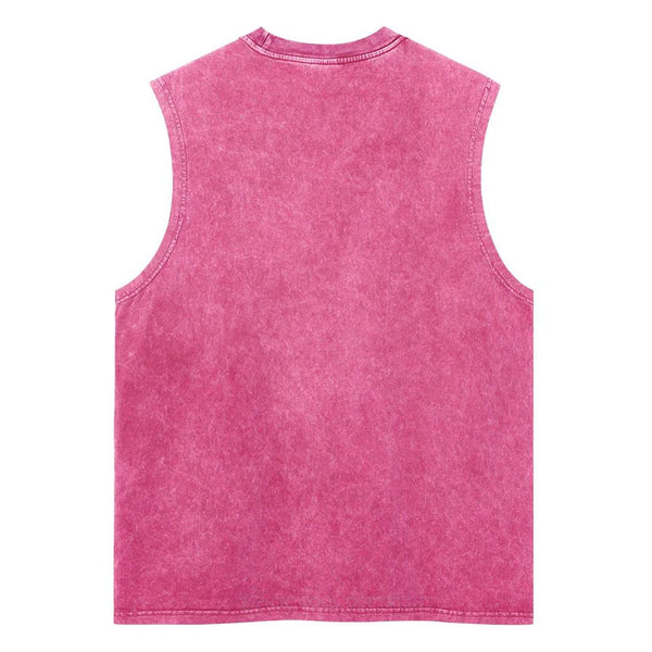 Daisy Unisex Washed Tank Top