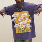 Daisy Unisex Vintage Washed Tee