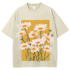 Daisy Unisex Vintage Washed Tee