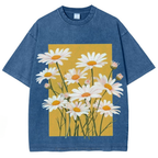 Daisy Unisex Vintage Washed Tee