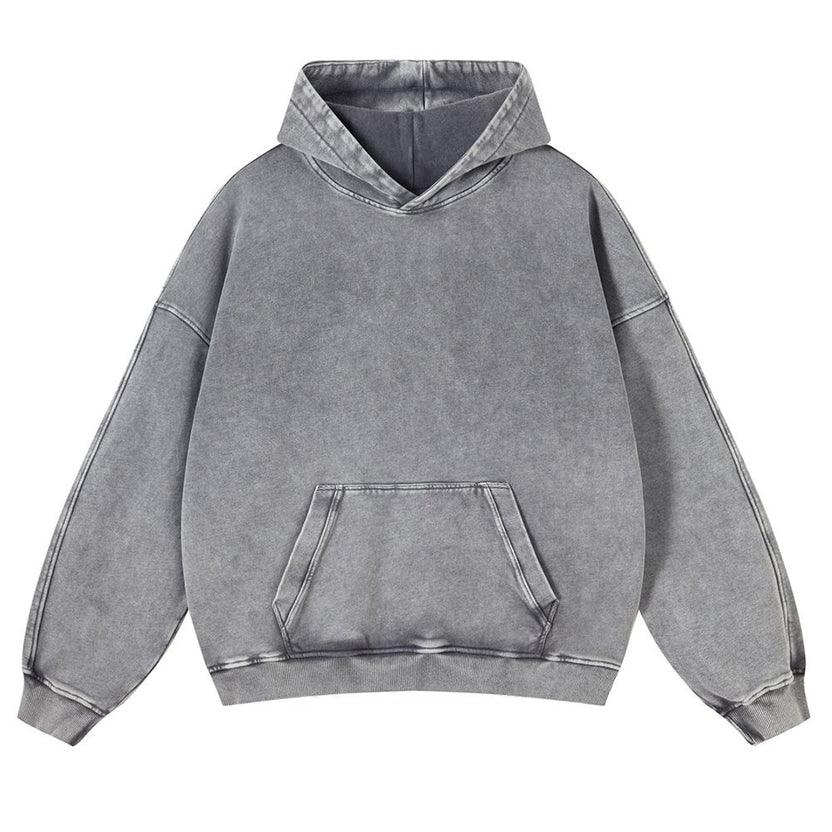 "Breathe In Breathe Out" Opossum Casual Washed Hoodie