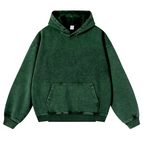 "Breathe In Breathe Out" Opossum Casual Washed Hoodie
