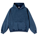 Caterpillar and Flower Collage Casual Washed Hoodie
