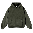 "Breathe In Breathe Out" Opossum Casual Washed Hoodie