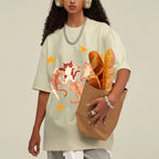 Five Cats Unisex Vintage Washed Tee