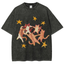 Five Cats Unisex Vintage Washed Tee