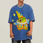Star Frog Unisex Vintage Washed Tee