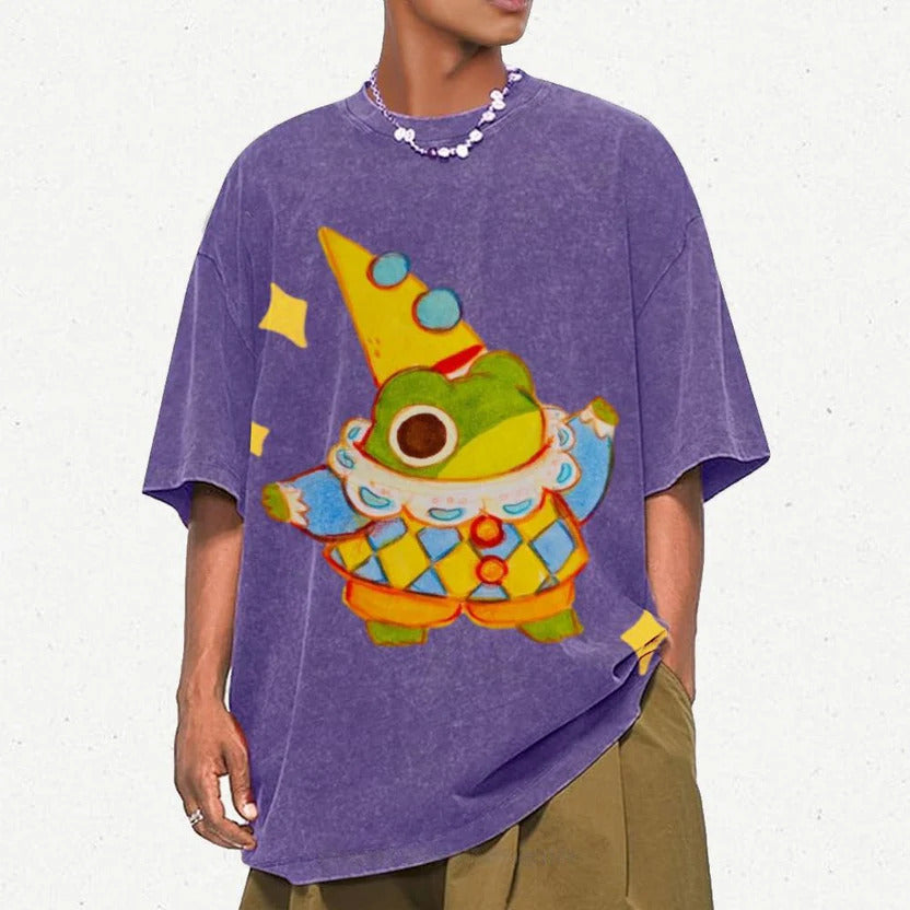 Star Frog Unisex Vintage Washed Tee