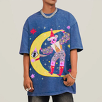Star Clown Unisex Vintage Washed Tee