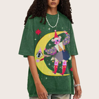 Star Clown Unisex Vintage Washed Tee