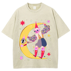 Star Clown Unisex Vintage Washed Tee