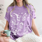 Snoopy Clown Party Unisex Vintage Washed Tee