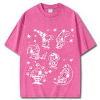 Snoopy Clown Party Unisex Vintage Washed Tee